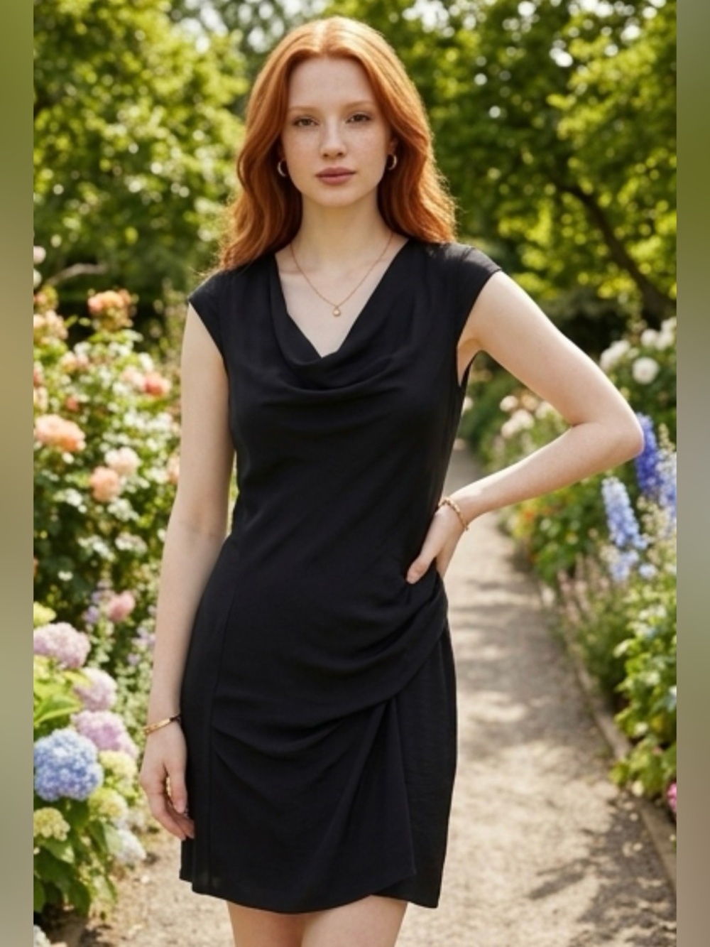 HELMET LANG LITTLE BLACK DRESS